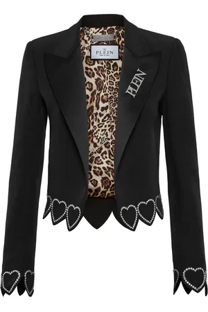 Philipp Plein Blazer med hjerteudsmykning