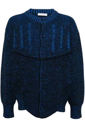 JUNTAE KIM Tofarvet korsetcardigan