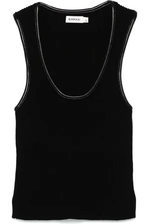 Simkhai Fint ribbet tanktop