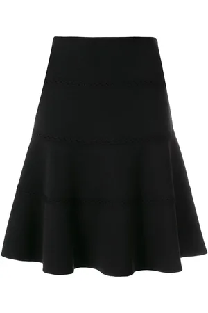 Alaïa Skaternederdel med blondedetalje