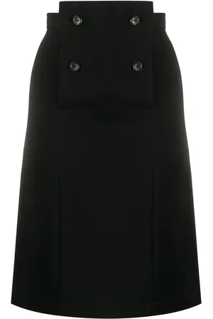 Comme des Garçons Lige nederdel med dobbelt knapper fra 1988