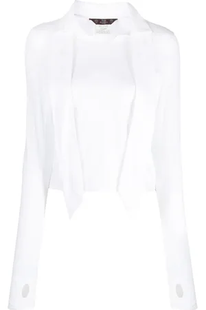 John Galliano Bluse med sløjfedetalje fra 1990