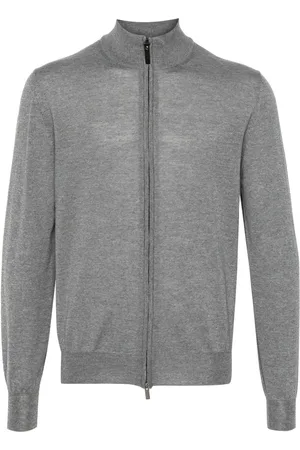 CANALI Cardigan i merinould