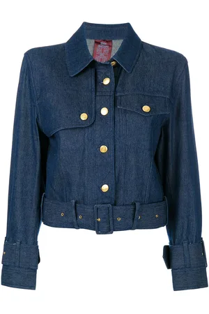 John Galliano Denimjakke med bælte