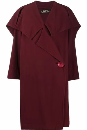 Issey Miyake Oversize plisseret frakke fra 1980