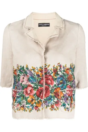 Dolce & Gabbana Blomstret jakke fra 00
