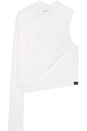 Courrèges Skjorte med asymmetrisk off-shoulder-snit