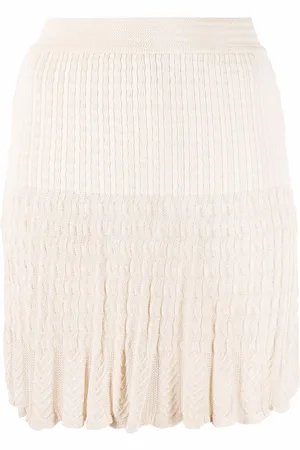 Alaïa Kort kabelstrikket nederdel fra 1990