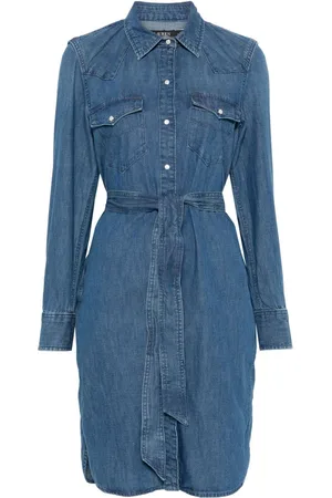 Ralph Lauren Mellemlang kjole i denim
