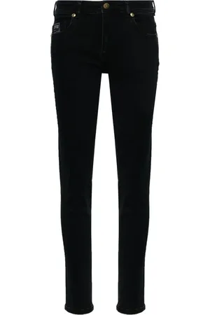 VERSACE Smalle jeans med logoplade