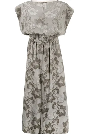 Comme des Garçons Blomstret jacquard-kjole fra 1996
