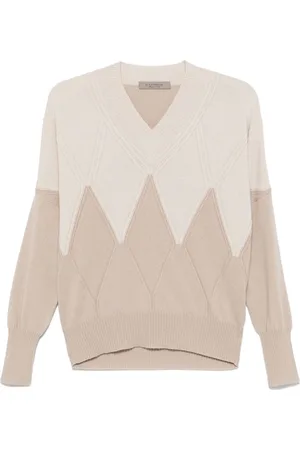 D.EXTERIOR Argyleternet sweater
