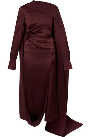 Erdem Lang draperet kjole i satin
