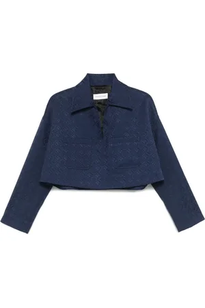 Marine Serre Vareuse i Moon Diamond-jacquard