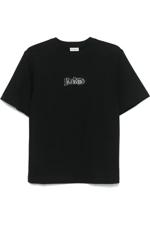 Burberry T-shirt i flocktekstur med logo