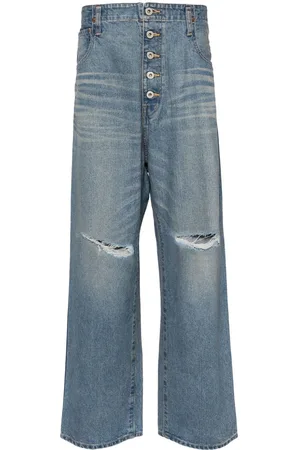 JUNYA WATANABE Jeans med slitageeffekt