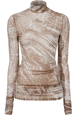 Proenza Schouler Rio jerseytop med tryk
