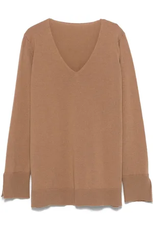 LE TRICOT PERUGIA Sweater med V-hals