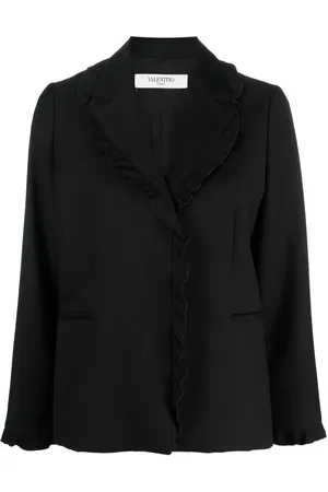 VALENTINO GARAVANI Blazer med flæsekant fra 00