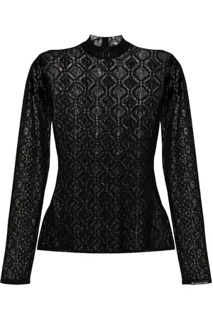 Marine Serre Moon Diamant top i mesh