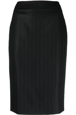 Dior Nålestribet pencil-nederdel fra 1990