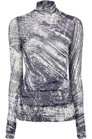 Proenza Schouler Rio jerseytop med tryk