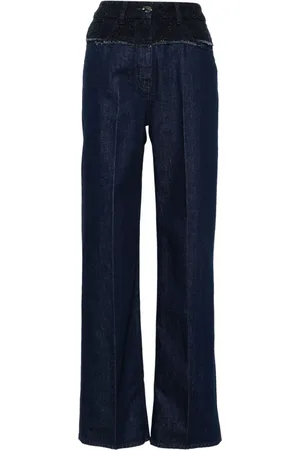 Givenchy Jeans med bouclé-paneler