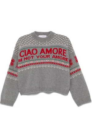 GIADA BENINCASA Intarsiastrikket sweater