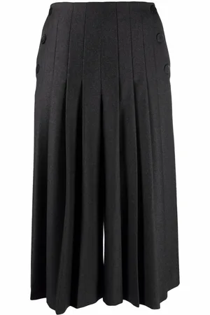 Dior 2010 pre-owned højtaljede culotte-bukser med plisseringer