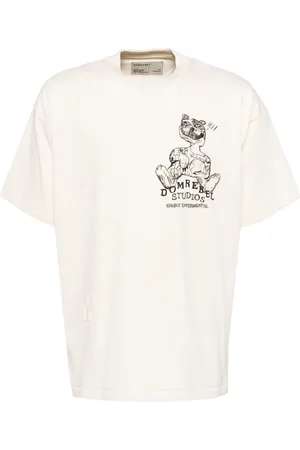 DOMREBEL Stribet T-shirt