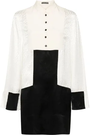 Alexander McQueen Kort jacquard-kjole