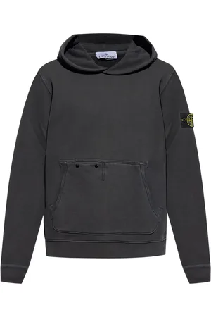 Stone Island Hættetrøje med kompasmærke og logo