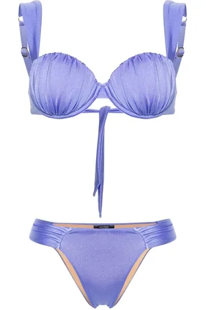 Noire Swimwear Balconette-bikini med ruche