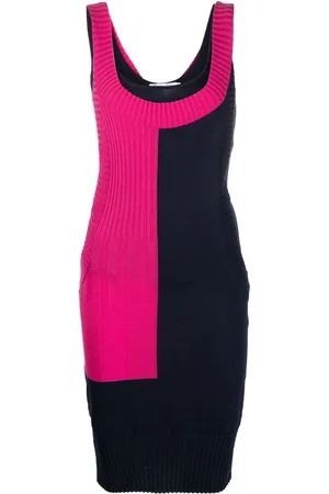 Dior Strikkjole med colourblocking fra 2010