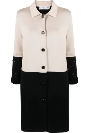 Dior Pre-owned tofarvet knælang frakke fra 2010