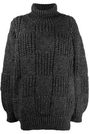 Issey Miyake Oversize trøje med rullekrave fra 1980