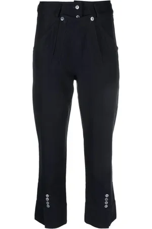 Dior Pre-owned cropped bukser med svaj og knapper fra 1990