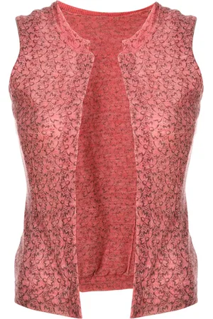 Comme des Garçons Vest med blomstermønster
