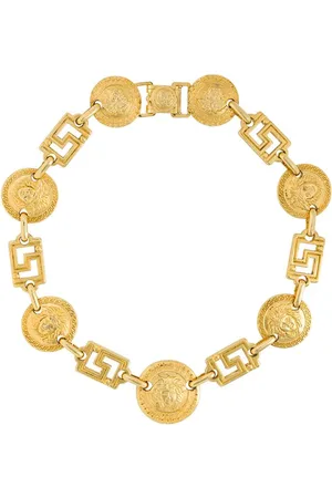VERSACE 1990s halskæde med logo-vedhæng