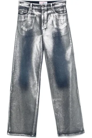 Chiara Ferragni Metalliske jeans