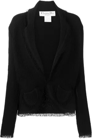 Dior Pre-owned jakke med frynset kant fra 1997-1998