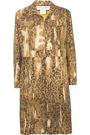 Dior Frakke med leopardtryk