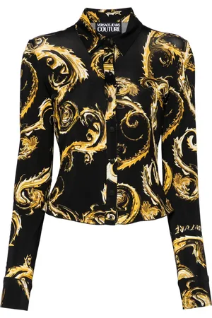 VERSACE Skjorte med Chromo Couture-tryk