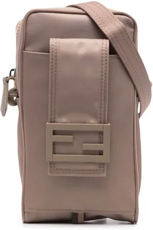 Fendi Messenger-taske med logoplade