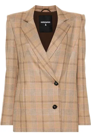 Patrizia Pepe Broderet blazer i kanvas