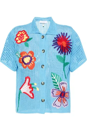 MIRA MIKATI Blomsterhæklet skjorte