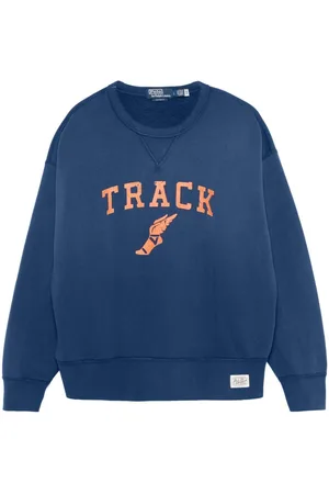 Ralph Lauren Sweatshirt i fleece med grafisk tryk