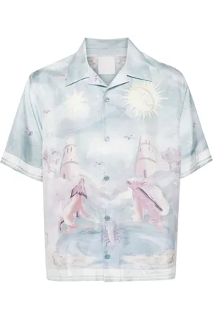Givenchy Kasseformet skjorte med tryk