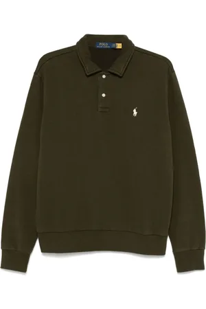 Ralph Lauren Sweatshirt i fleece med krave