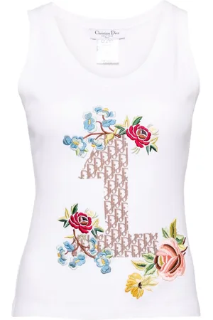 Dior Tanktop med broderi